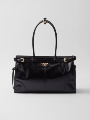 Prada Bonnie Large Leather Handbag