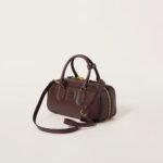 Arcadie Leather  Large Handbag Shrubby Oak Color