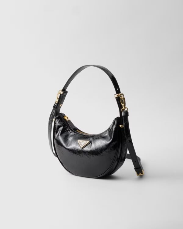 Prada Arqué Naplak Painted Leather Shoulder Bag