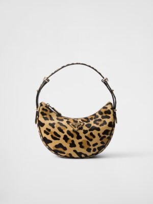 Prada Arqué printed leather shoulder bag