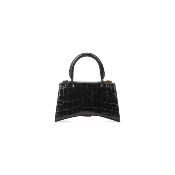 HOURGLASS plus small crocodile embossed handbag