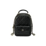CHANEL MINI BACKPACK BLACK