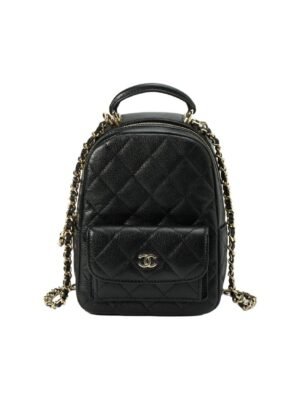 CHANEL MINI BACKPACK BLACK