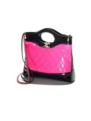 CHANEL 31 MINI SHOPPING BAG PATENT CALFSKIN