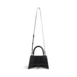 HOURGLASS Small Embossed Tote Bag