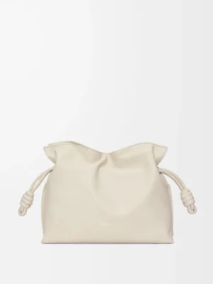 Medium Flamenco clutch in nappa calfskin