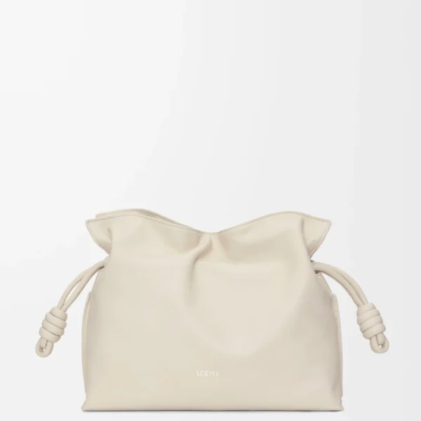 Medium Flamenco clutch in nappa calfskin