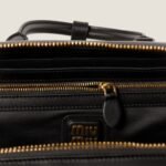 Arcadie Leather Large Handbag Black Color