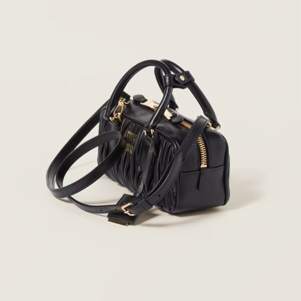 Arcadie Matelassé Small Soft Lamb Leather Handbag