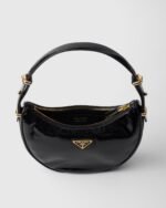 Prada Arqué Naplak Painted Leather Shoulder Bag