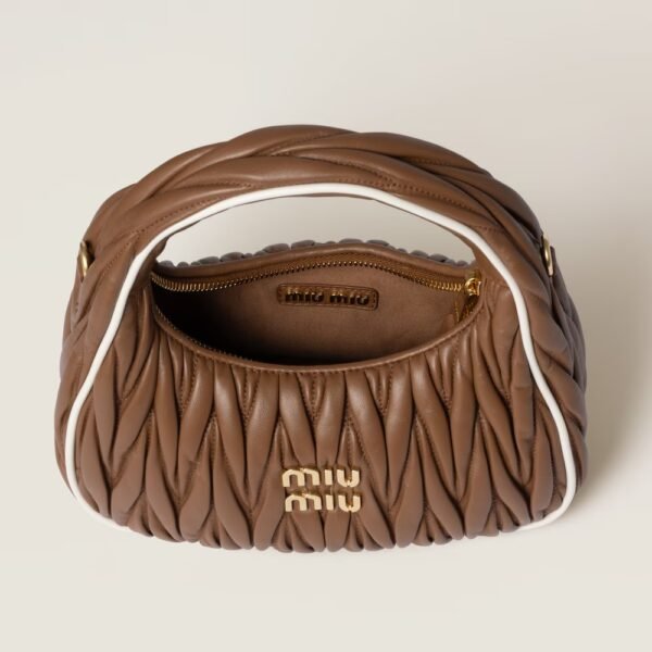 Wander Matelassé Nappa Leather Handbag