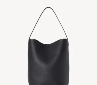 Medium N/S Park Tote Bag in Leather