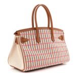 Toile Swift Broderie Shoulder Birkin Light 39 Gold Fauve Rose Pop Black
