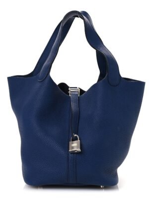 Taurillon Maurice Picotin Lock 22 MM Bleu Saphir