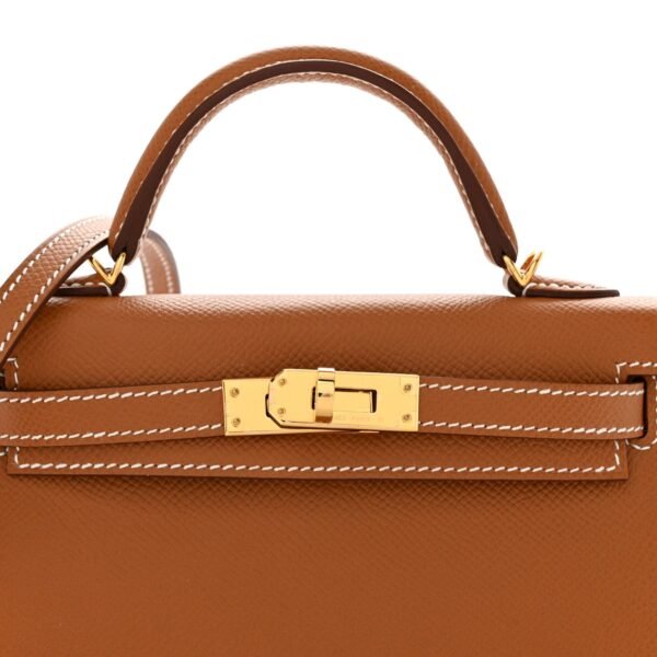 Epsom Mini Kelly Sellier 20 Gold