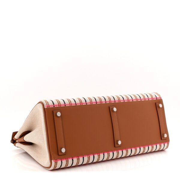 Toile Swift Broderie Shoulder Birkin Light 39 Gold Fauve Rose Pop Black