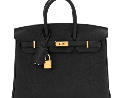 Togo Birkin 25 Black