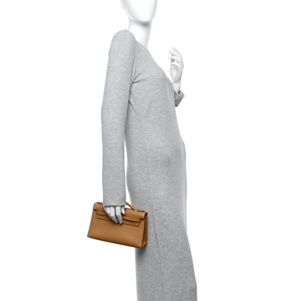 Swift Kelly Pochette Clutch Biscuit