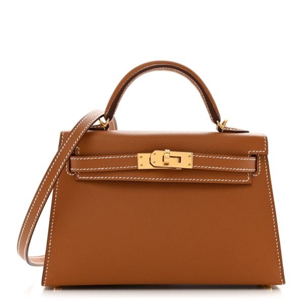 Epsom Mini Kelly Sellier 20 Gold