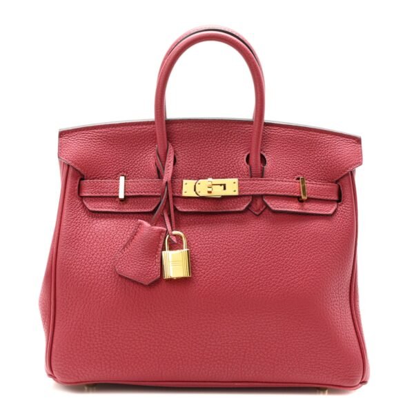 Togo Birkin 25 Rouge Grenat