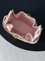 CHANEL 25bag Small Size – Pink Caviar Leather with Gold Buckle