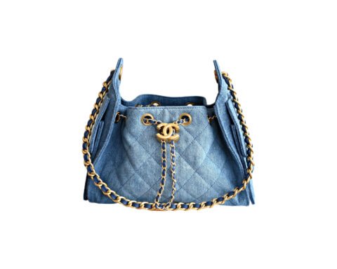 CHANEL 25bag Mini Size – Pink Caviar Leather with Gold Buckle