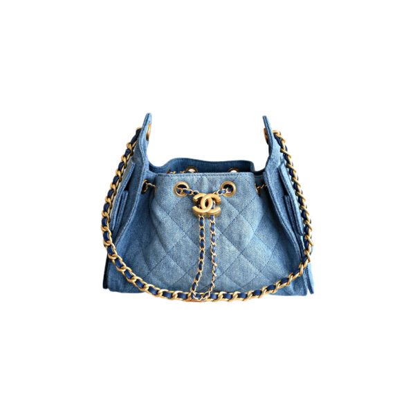 CHANEL 25bag Mini Size – Pink Caviar Leather with Gold Buckle