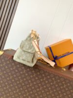 LOUIS VUITTON Carryall PM – Green Denim with Monogram