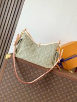 LOUIS VUITTON Carryall PM – Green Denim with Monogram