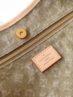 LOUIS VUITTON Carryall PM – Green Denim with Monogram