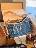 LOUIS VUITTON Carryall Cargo PM – Blue Monogram Denim-Signature Collection
