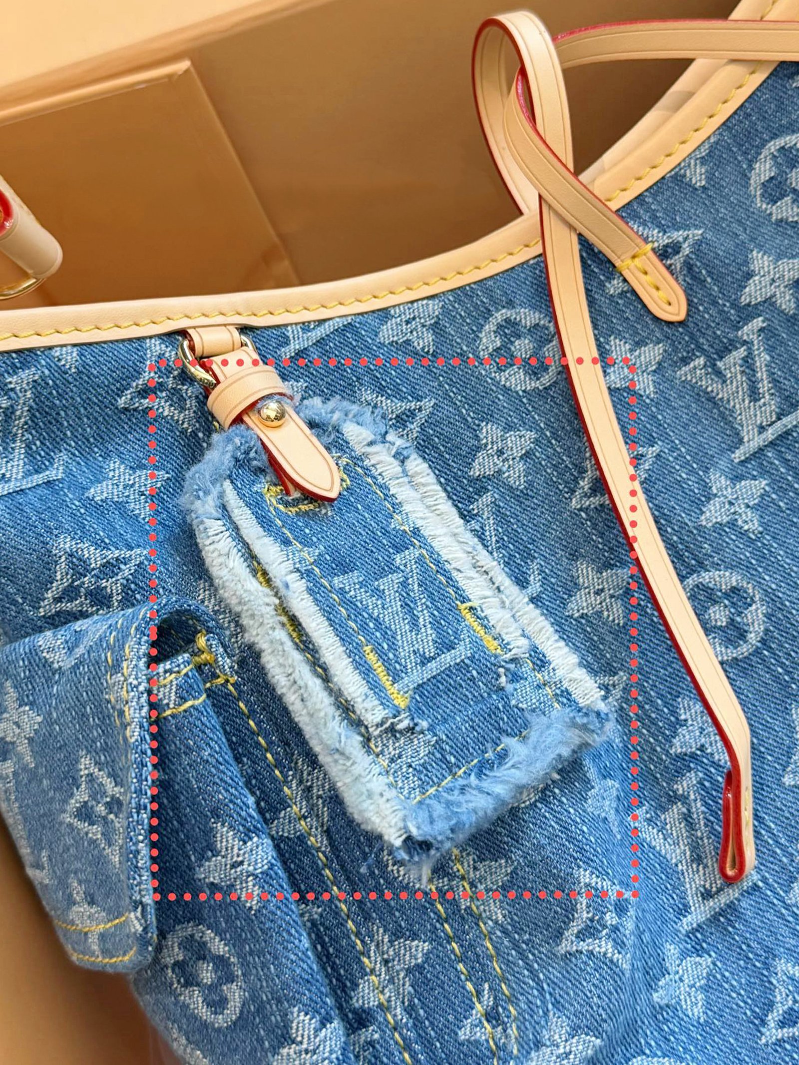 LOUIS VUITTON Carryall Cargo PM – Blue Monogram Denim-Signature Collection